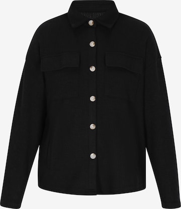 Cardigan MIMO en noir : devant