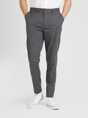 SCOTCH & SODA Slim fit Pleated Pants 'Irving' in Grey: front