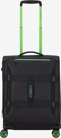 Trolley di Roncato in nero: frontale