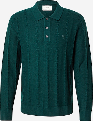 Pull-over Abercrombie & Fitch en vert : devant
