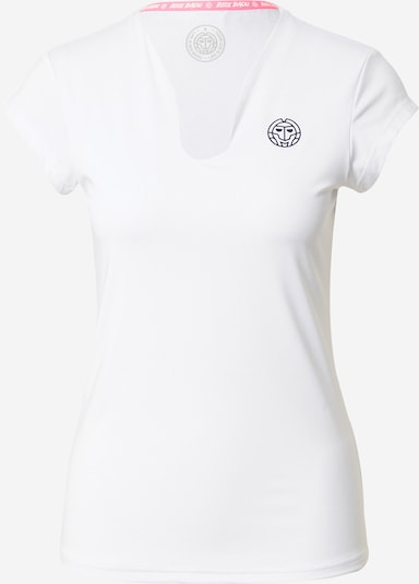BIDI BADU Toiminnallinen paita värissä laivastonsininen / valkoinen, Tuotenäkymä