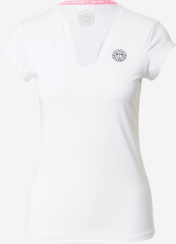 BIDI BADU - Camiseta funcional en blanco: frente