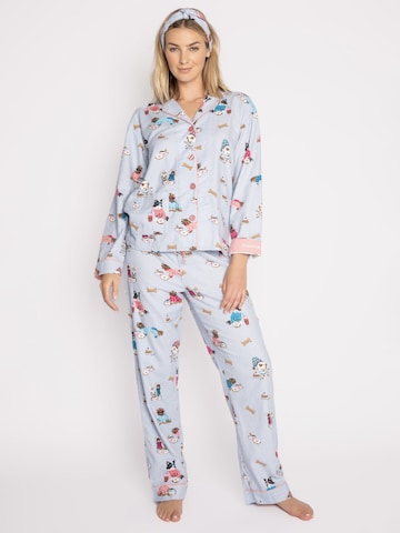PJ Salvage Pajama in Blue: front