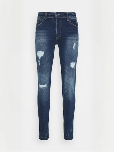 Denim Project Jeans ' DPMMr Red Destroy ' i 27/30 i mørkeblå, Produktvisning