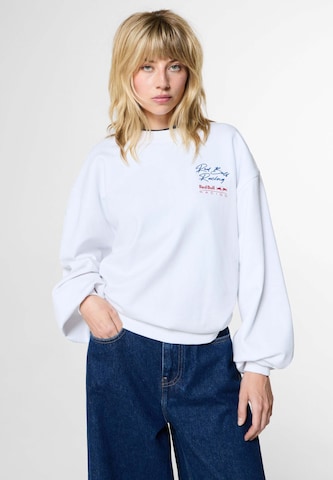 Red Bull Racing x Pepe Jeans Sweatshirt 'Driving' in Wit