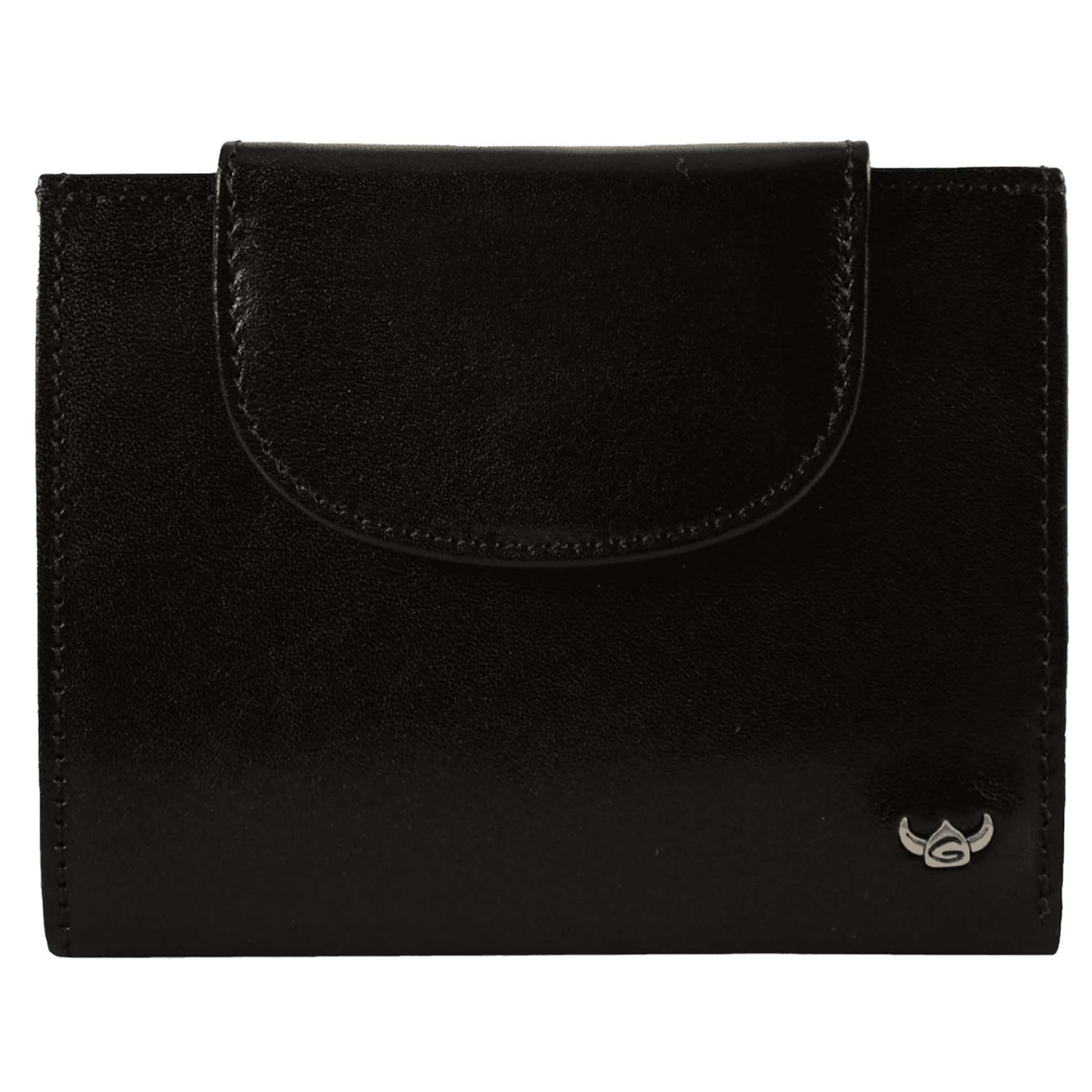 GOLDEN HEAD Geldbörse 'Colorado' in Schwarz: Vorderseite