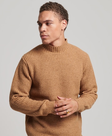 Superdry Sweater in Brown: front