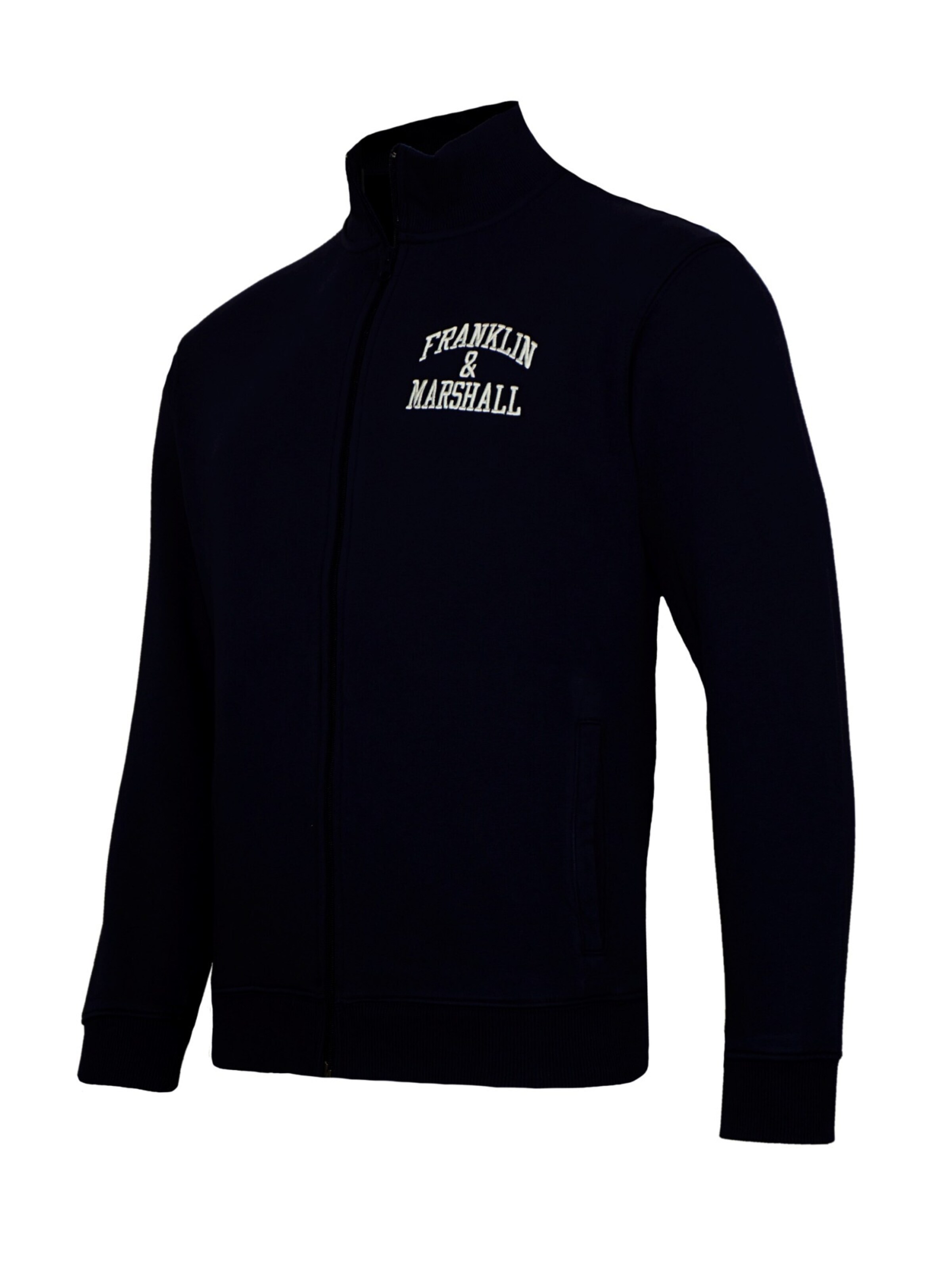 FRANKLIN & MARSHALL Sweatjakke i sort