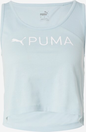 PUMA Sporttop in de kleur Turquoise / Wit, Productweergave