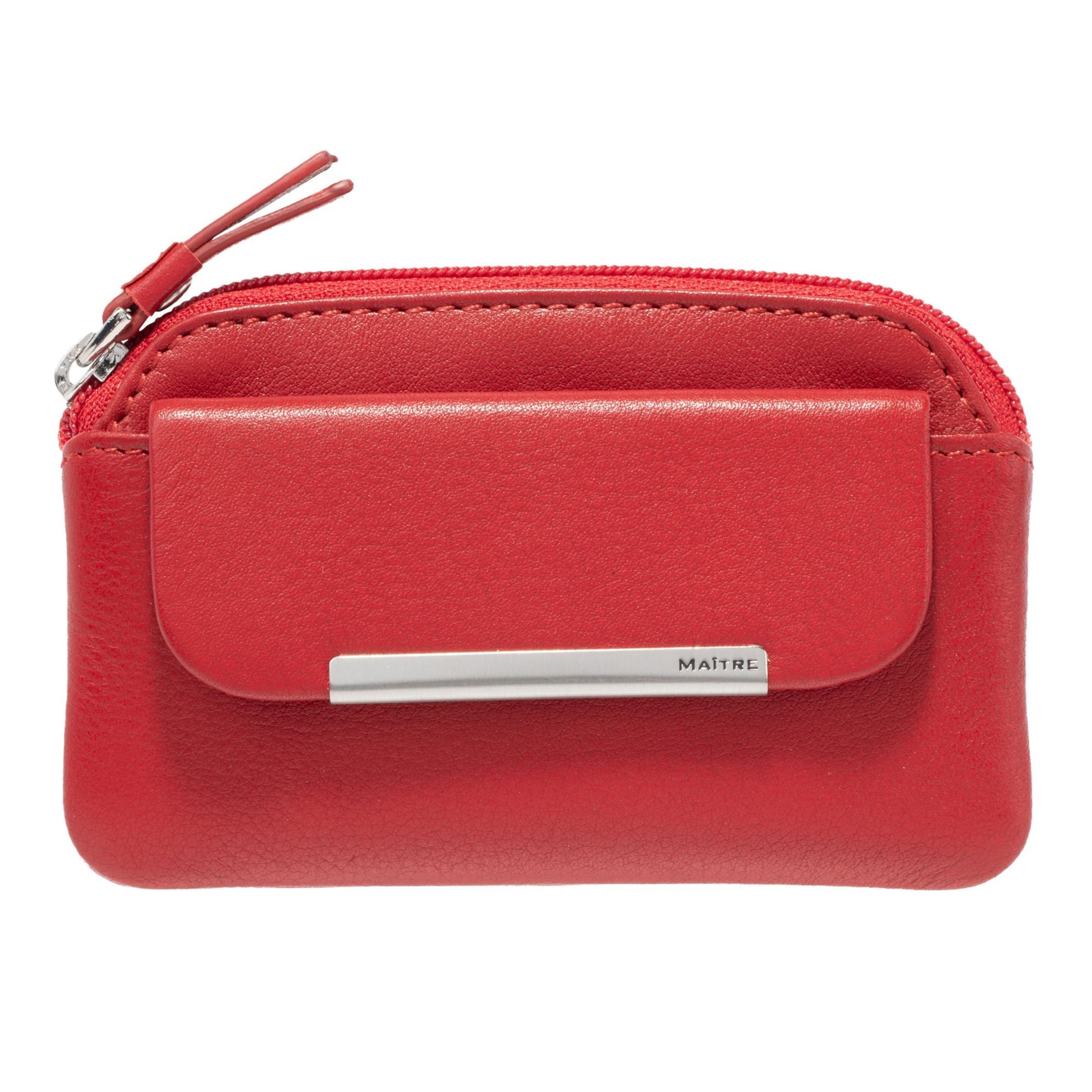 Astuccio 'Belg' di Maître in rosso: frontale