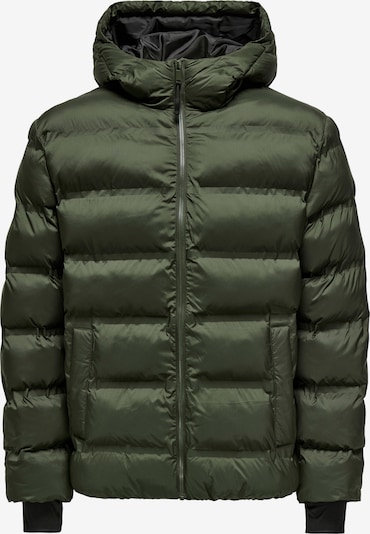 Only & Sons Välikausitakki 'ONSUNION' värissä tummanvihreä, Tuotenäkymä