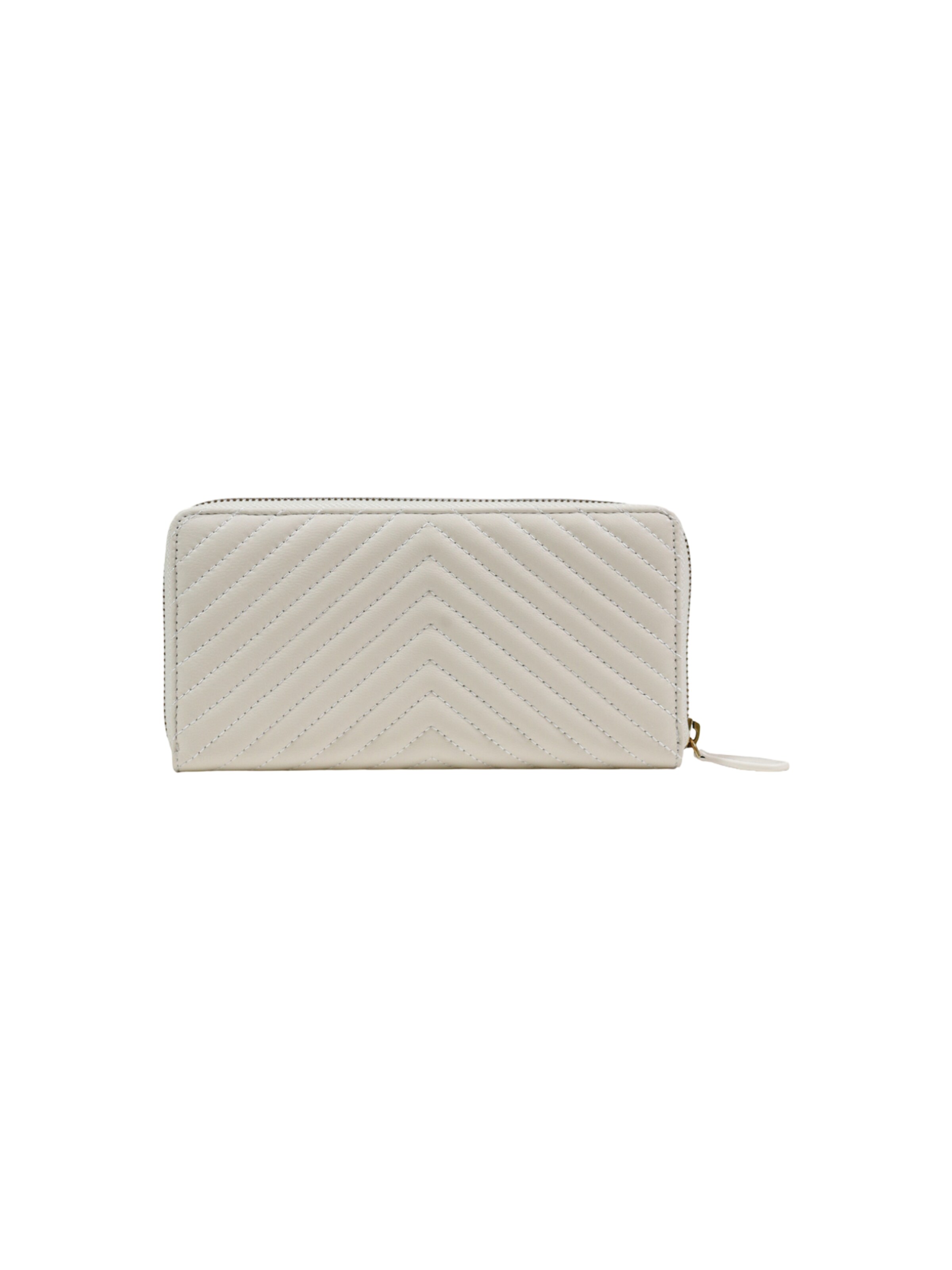 PINKO - Cartera 'RYDER ZIP AROUND SHEEP NAPPA CHEVRON 100250 A0GK' en blanco