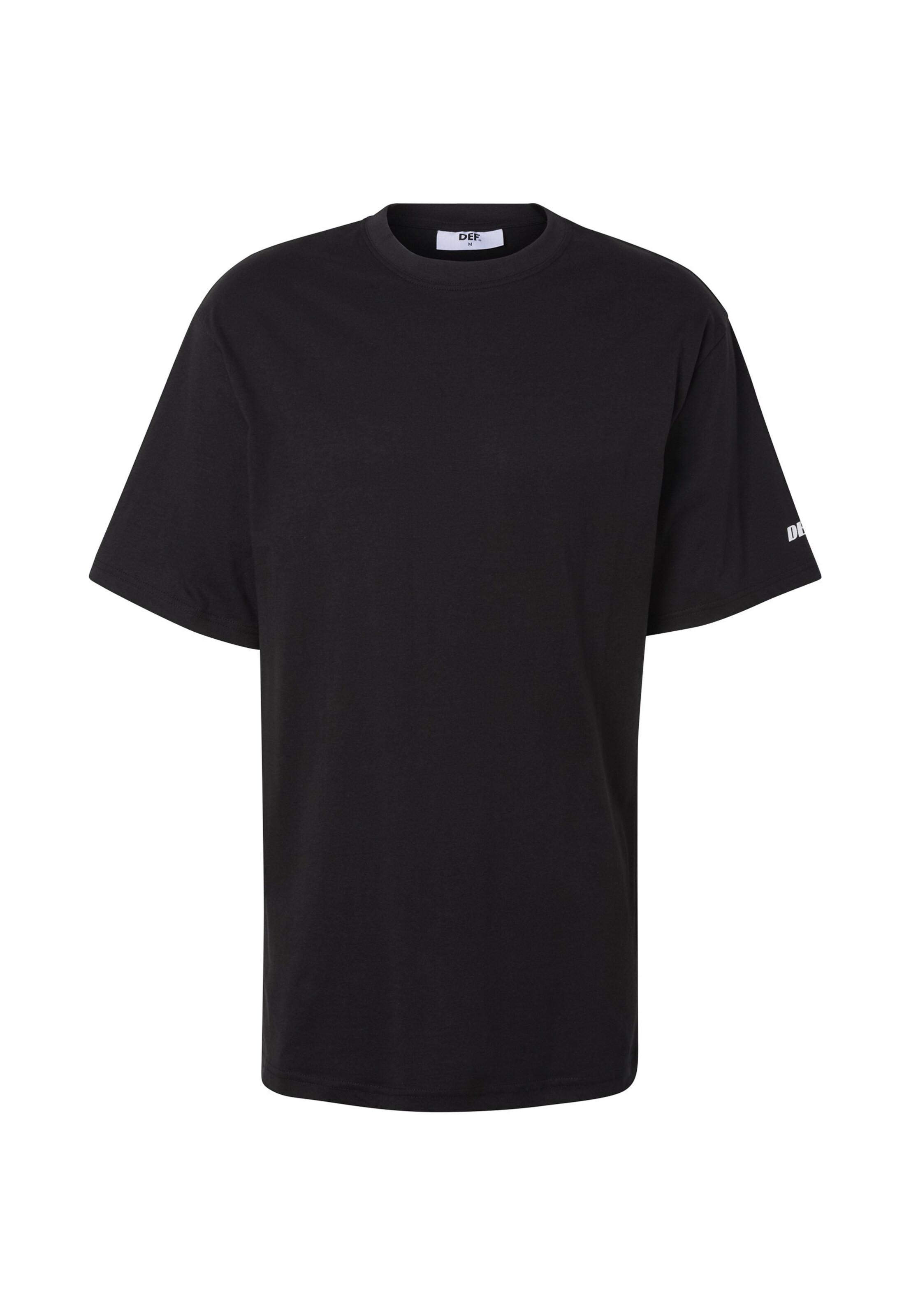 DEF - Camisa em preto: frente