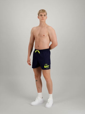 Nike Swim Štandardný strih Plavecké šortky - Modrá