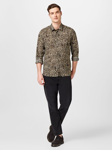 ANTONY MORATO Regular fit Button Up Shirt in Brown