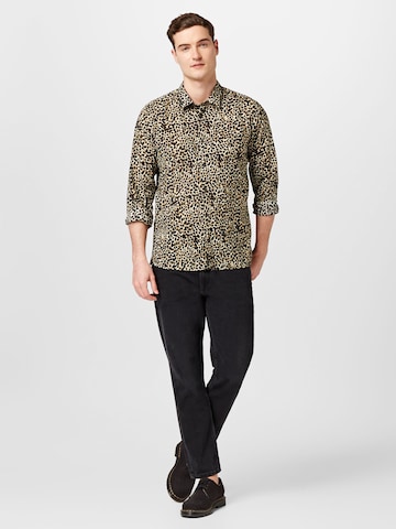 ANTONY MORATO Regular fit Button Up Shirt in Brown