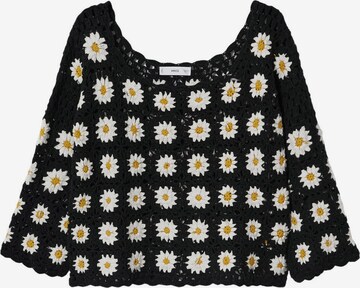 MANGO Sweater 'Marga' in Black: front