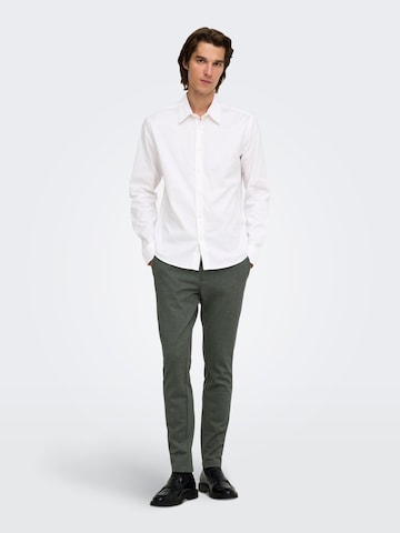 Only & Sons Slimfit Broek 'ONSMark' in Groen