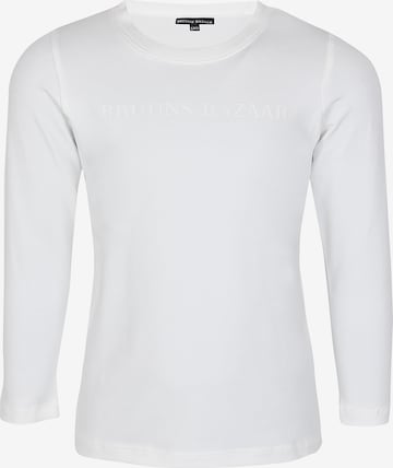 Bruuns Bazaar Kids Shirt 'Hans Otto' in White: front