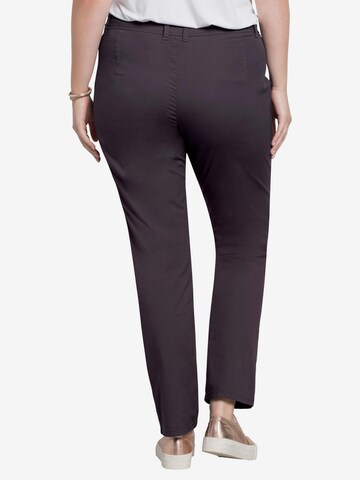 Coupe slim Pantalon chino SHEEGO en gris