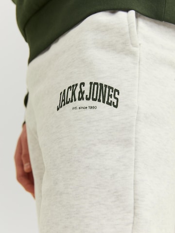 JACK & JONES Tapered Housut 'Kane Josh' värissä valkoinen