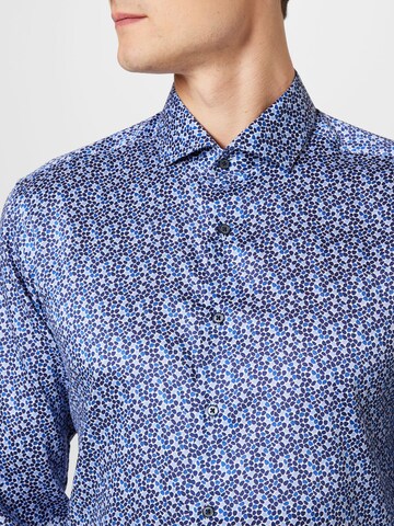 ETERNA Klasický střih Košile – modrá