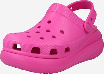 Crocs Clogs 'Classic Crush' in Pink: front