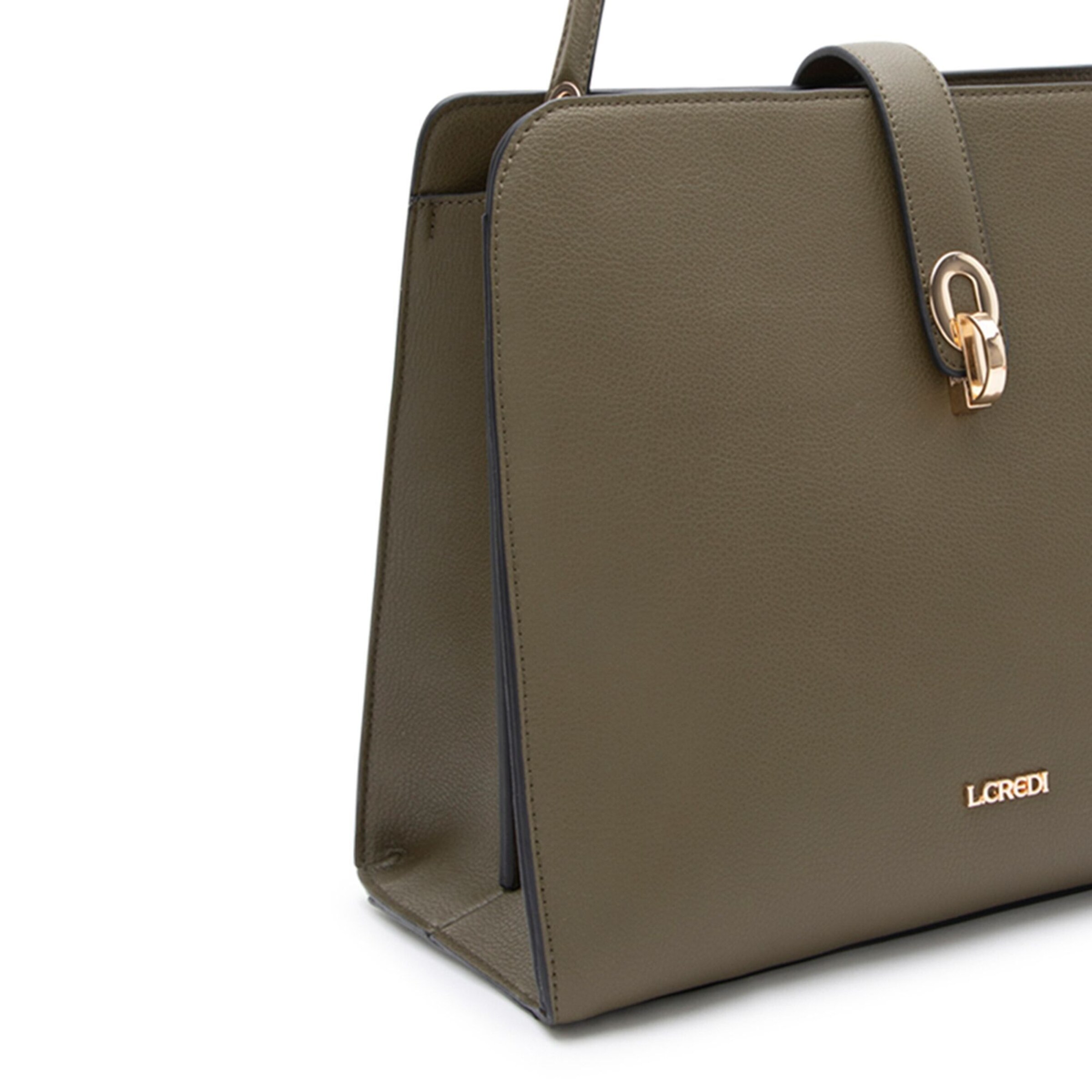 L.CREDI Schultertasche 'Petronella' in Grün