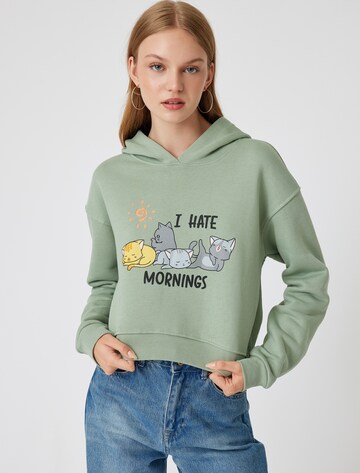 Koton Sweatshirt in Green: front