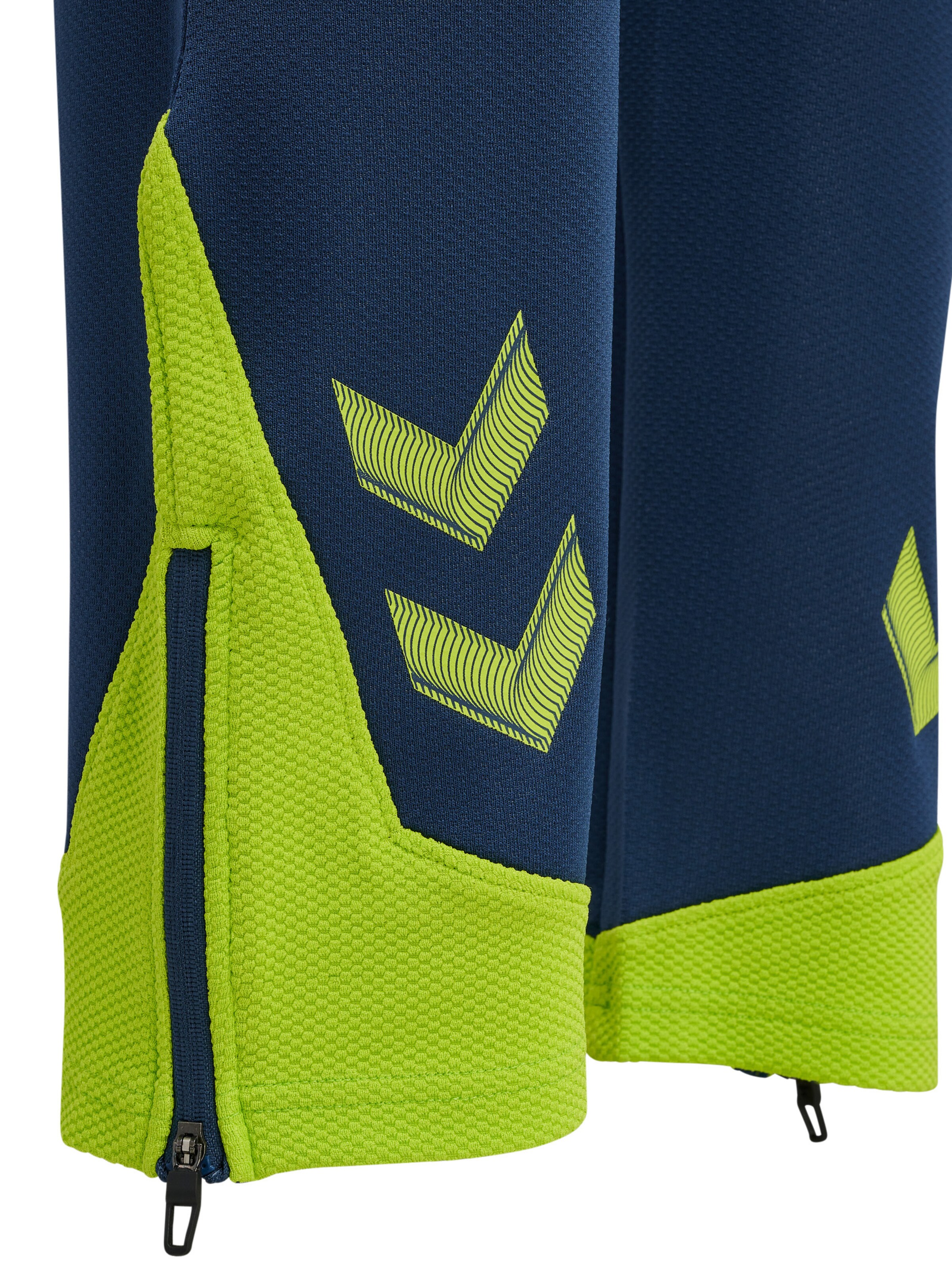 Hummel Slimfit Sporthose 'Poly' in Blau