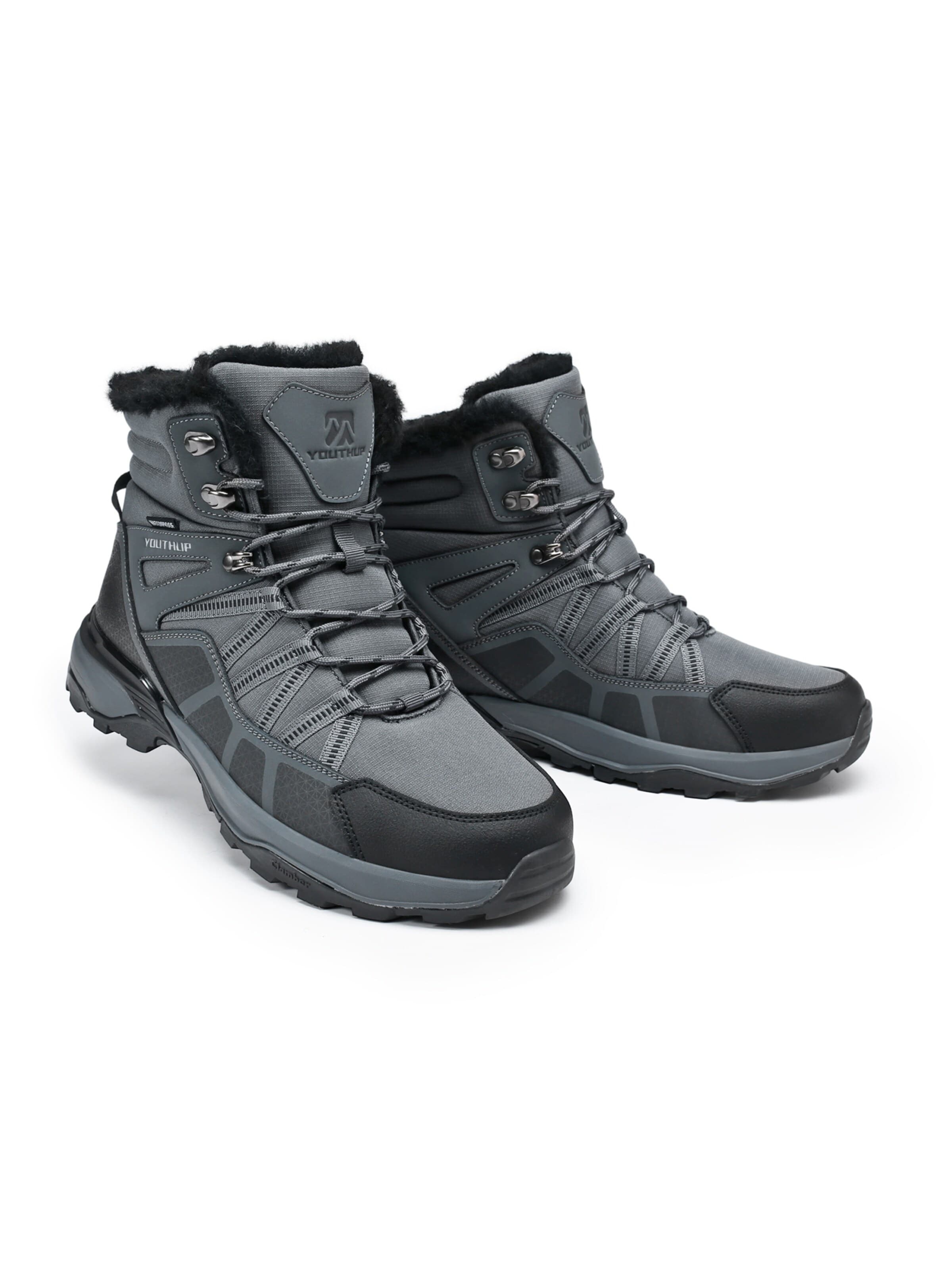 YOUTHUP Snow Boots 'Trittfest' in Grey