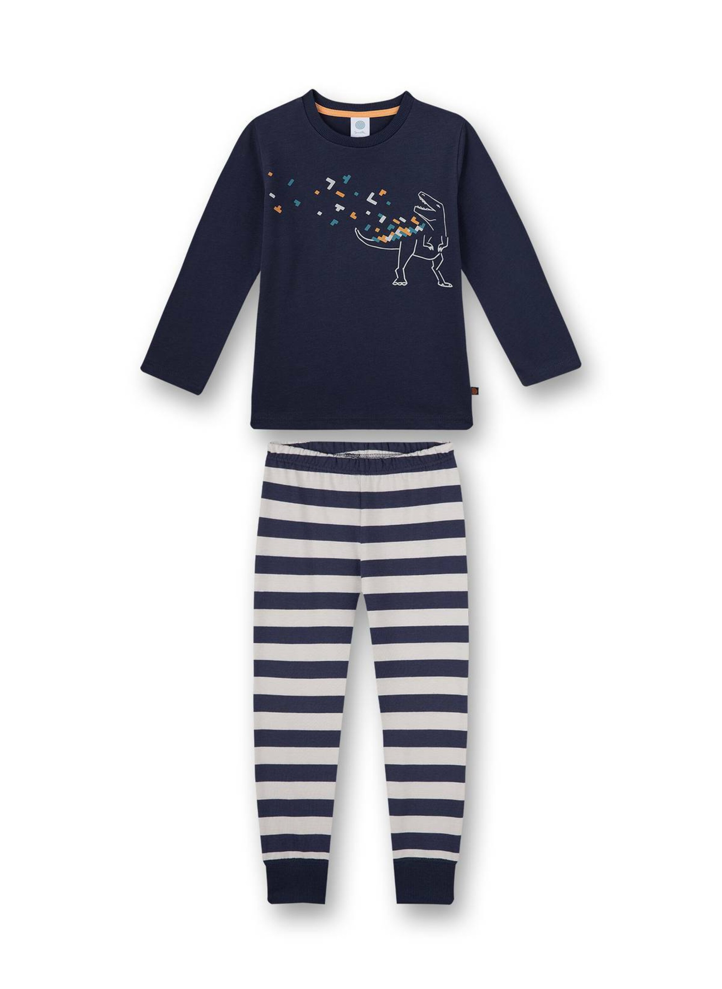 Enfants 92-140 Pyjama SANETTA en Bleu Foncé 