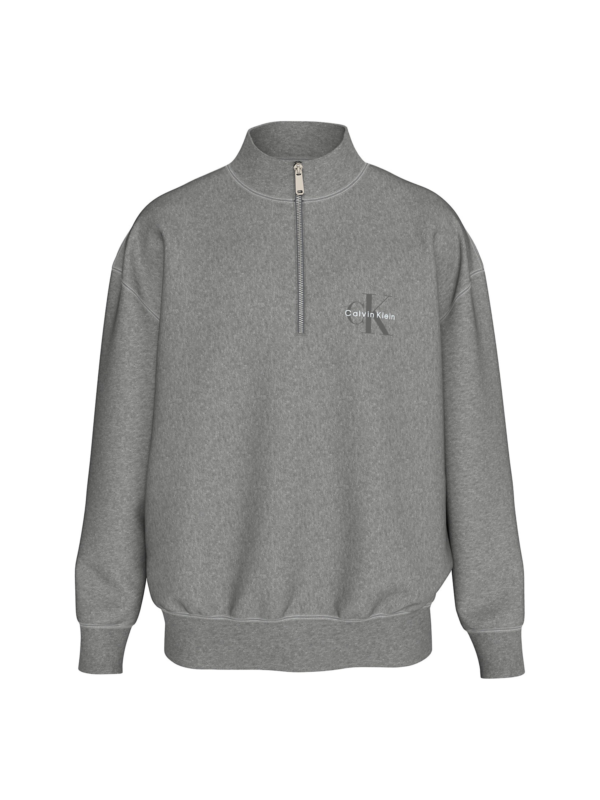 Calvin Klein Jeans Sweatshirt in Grau: Vorderseite