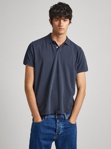 Pepe Jeans Poloshirt 'NEW OLIVER' in Blau: predná strana