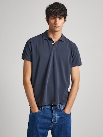 Pepe Jeans - Camisa 'NEW OLIVER' em azul: frente