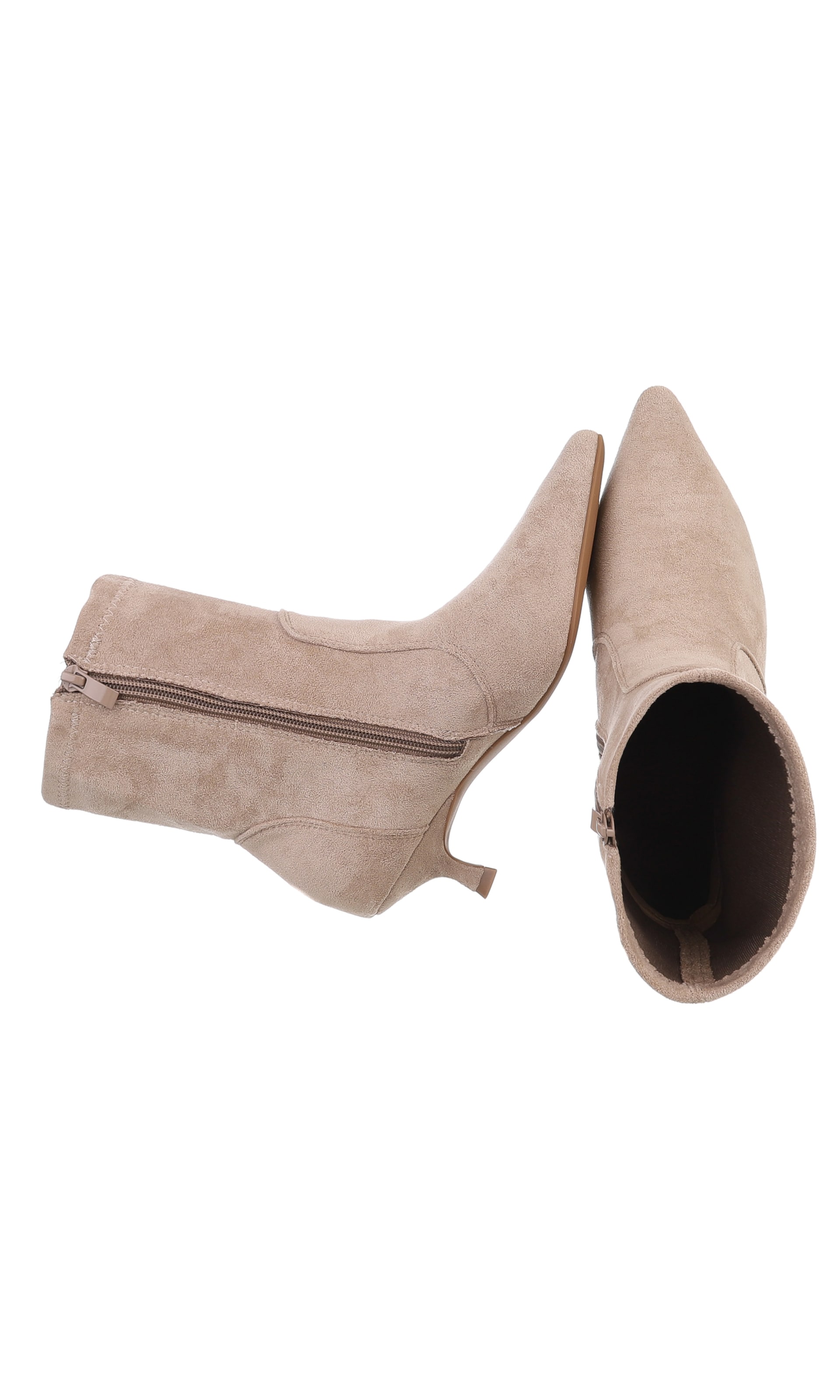 Ital-Design High Heels ' Klassische Stiefeletten ' in Braun