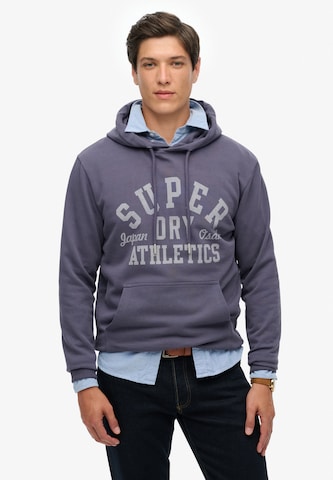 Superdry Sweatshirt 'Athletic Essentials' in Grey: front