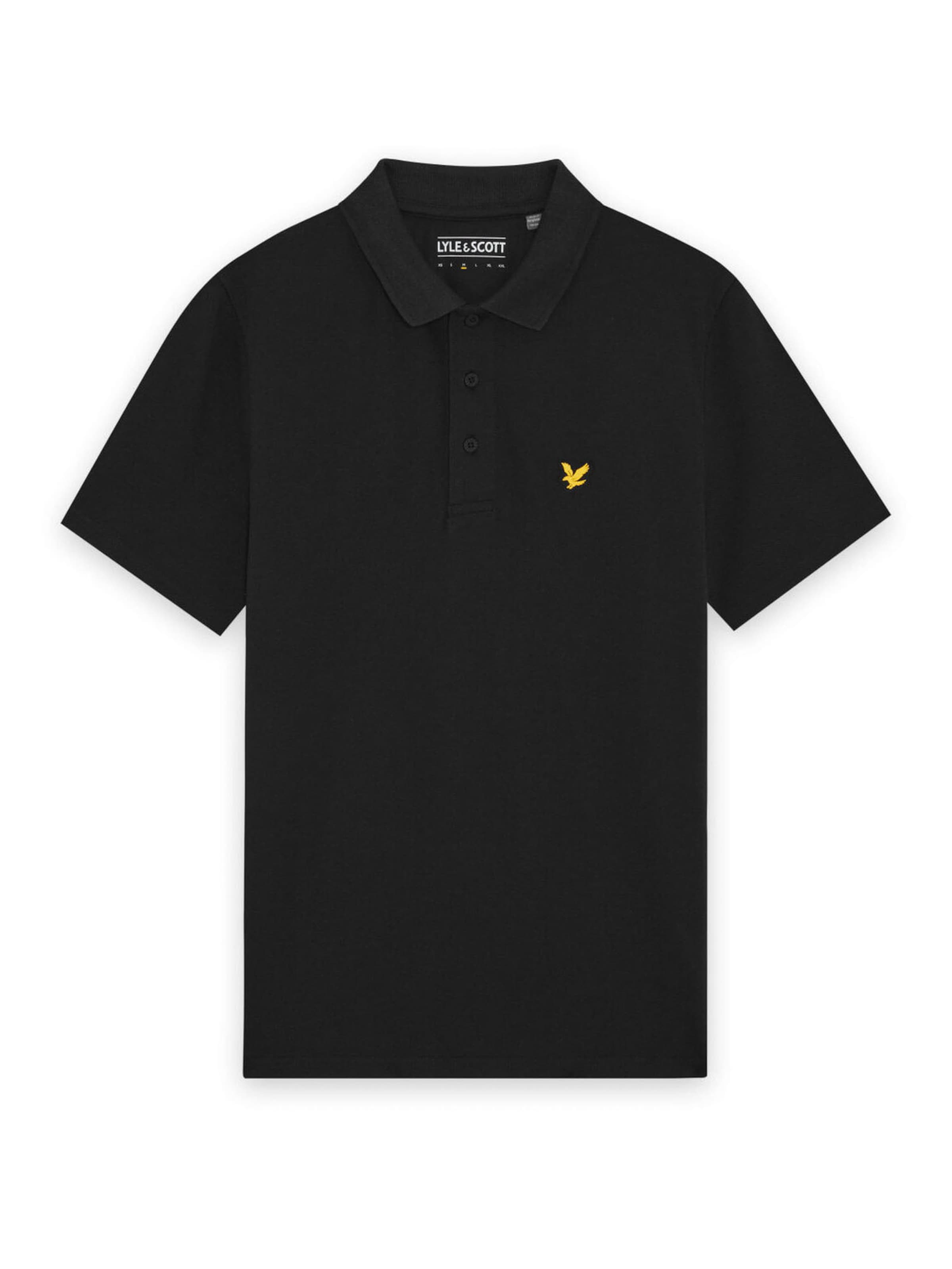 Lyle & Scott Functioneel shirt in Zwart: voorkant