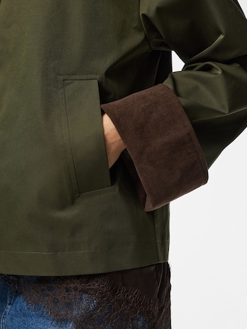 PIECES Between-Season Jacket 'PCJorma' in Green