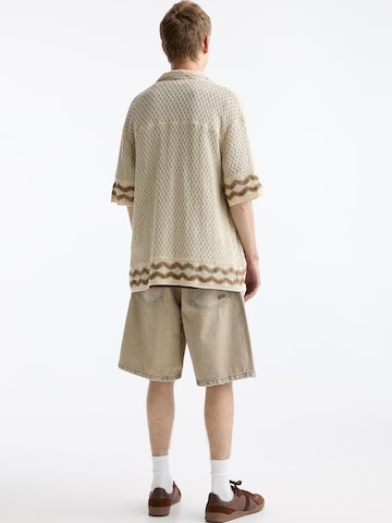 Pull&Bear Knit cardigan in Beige