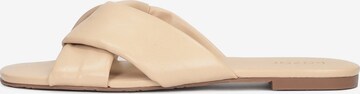 Kazar Pantoletter i beige: forside