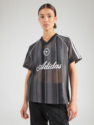 ADIDAS ORIGINALS Majica 'Summer Glow' | črna barva: sprednja stran