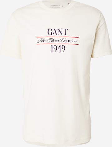 GANT - Camiseta en beige: frente