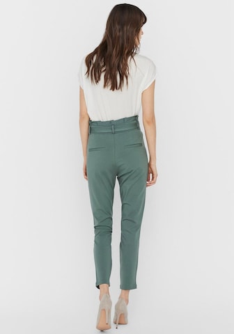 VERO MODA Slim fit Pleat-front trousers 'Eva' in Green