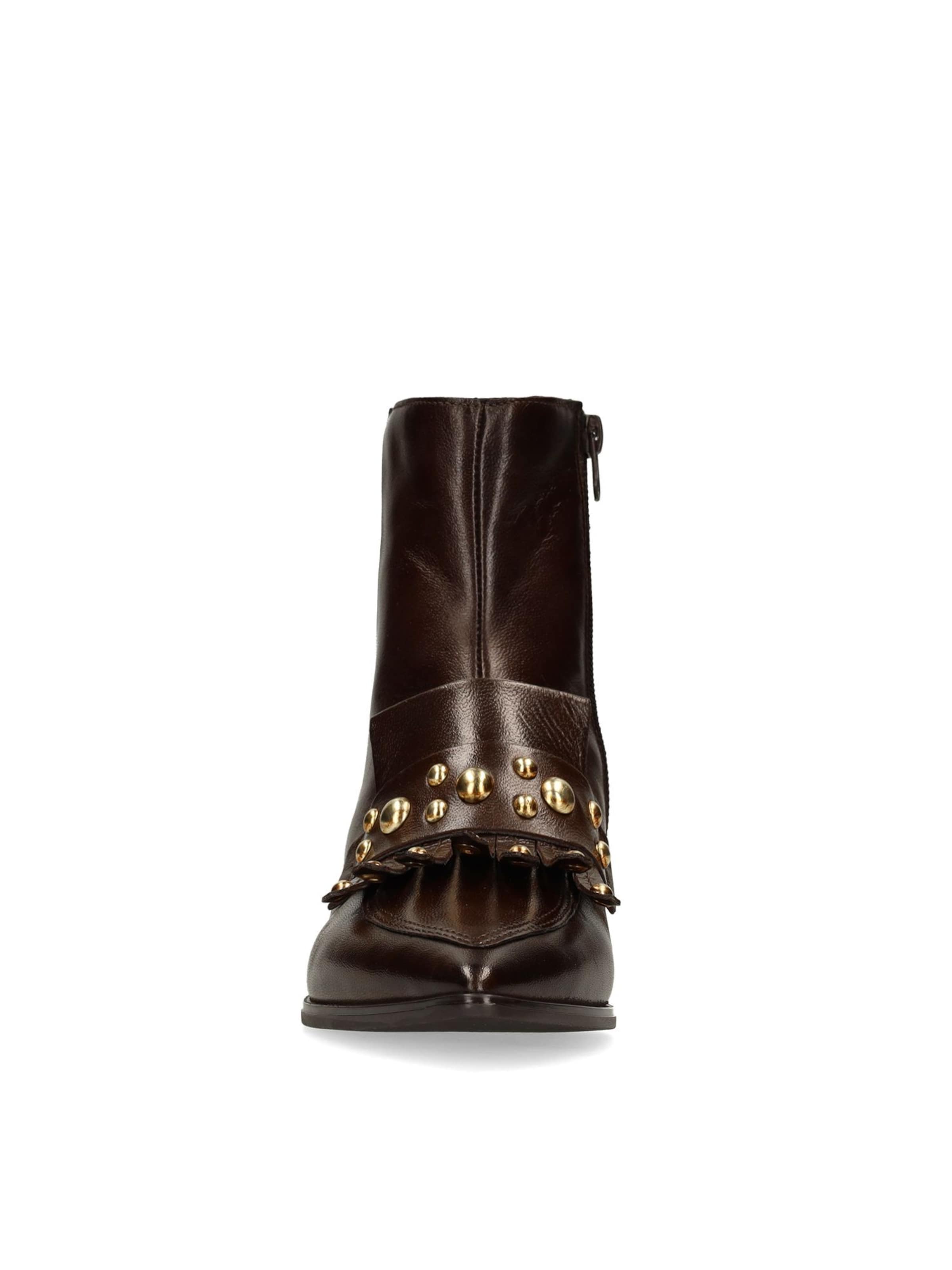 MANFIELD Stiefelette in Braun