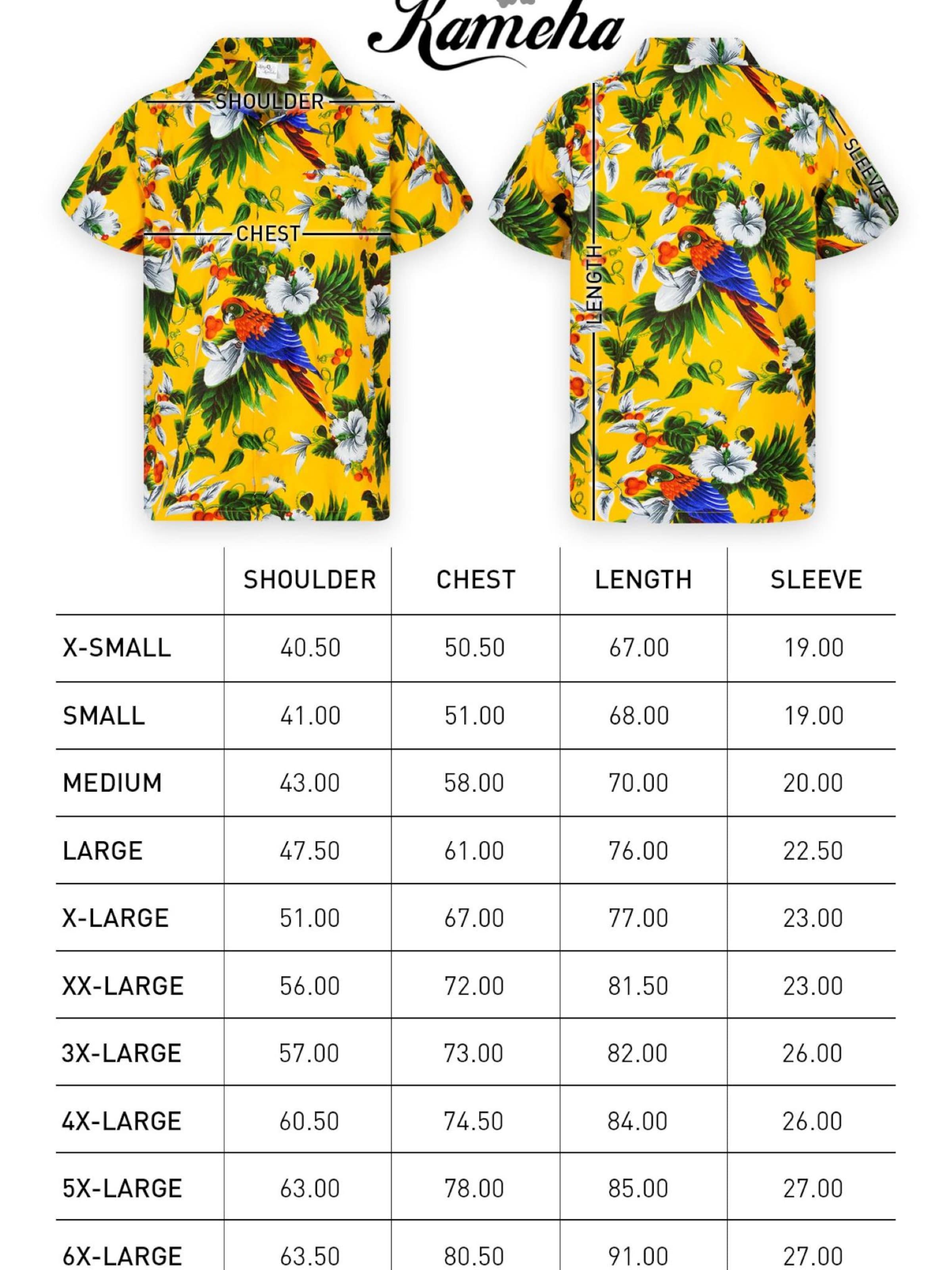 King Kameha Shirt 'Cherryparrot' in Geel