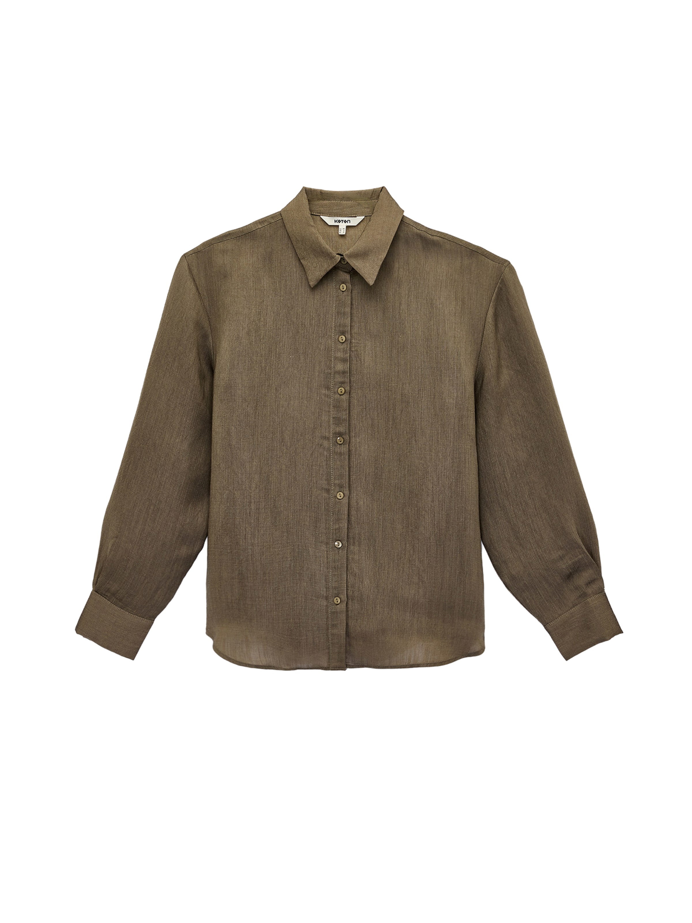 Koton Blouse in Bruin: voorkant