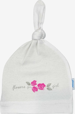 Aliap Beanie in White: front