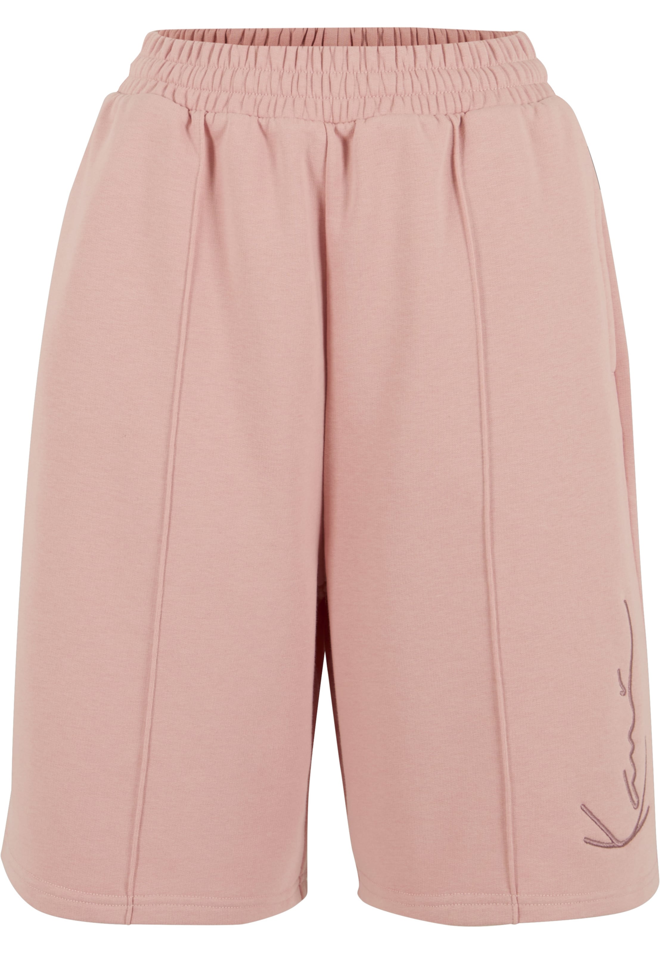 Karl Kani Normální Kalhoty – pink: přední strana