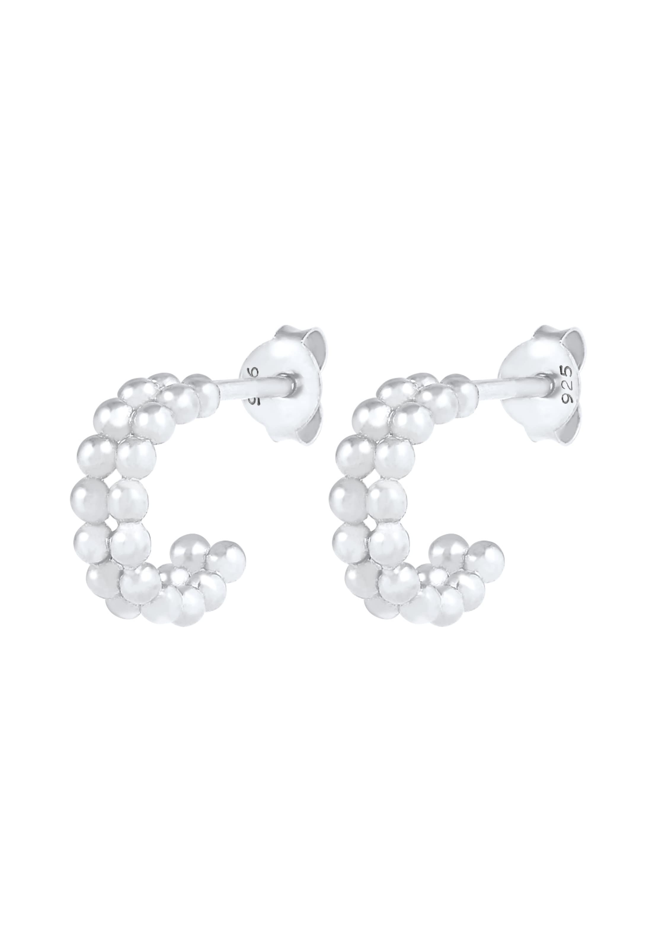 Boucles d'oreilles ELLI en argent : devant